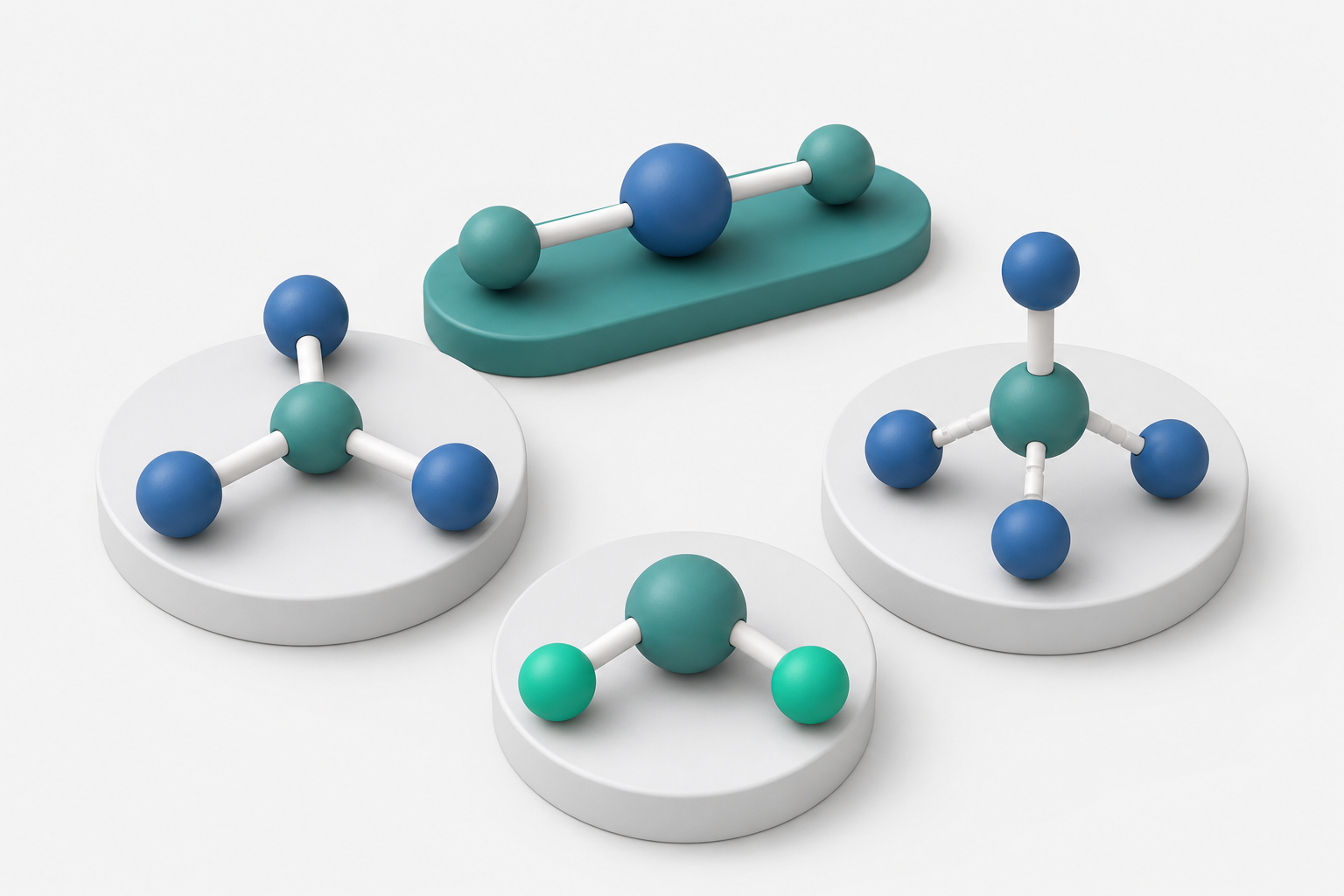 分子的形狀：VSEPR 與極性 illustration